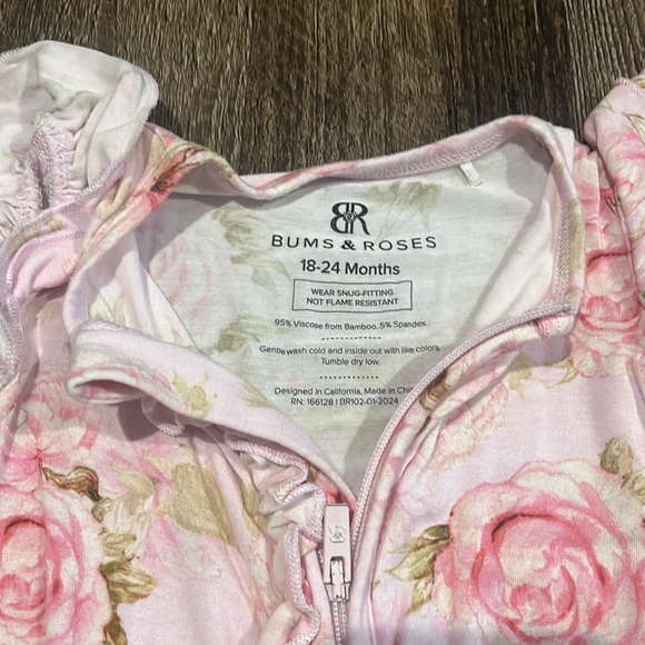 Bums & Roses Ruffled Romper - Picture 3 of 3